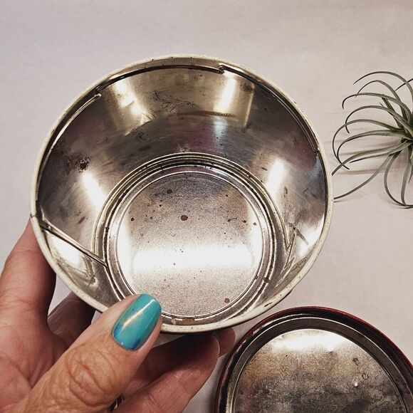 Vintage Red Tobacco Tin Amphora Douwe Egberts 14 Oz Holland Mild Cavendish Can - Picture 3 of 10